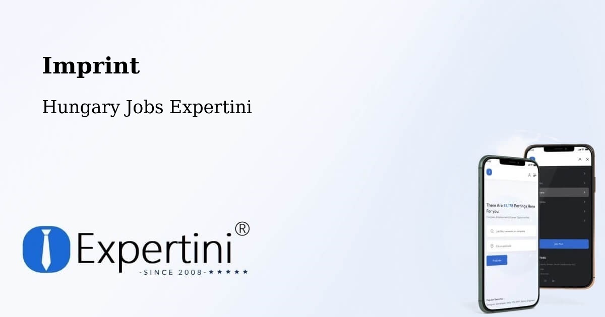 Imprint – Bölcske - Hungary Jobs Expertini